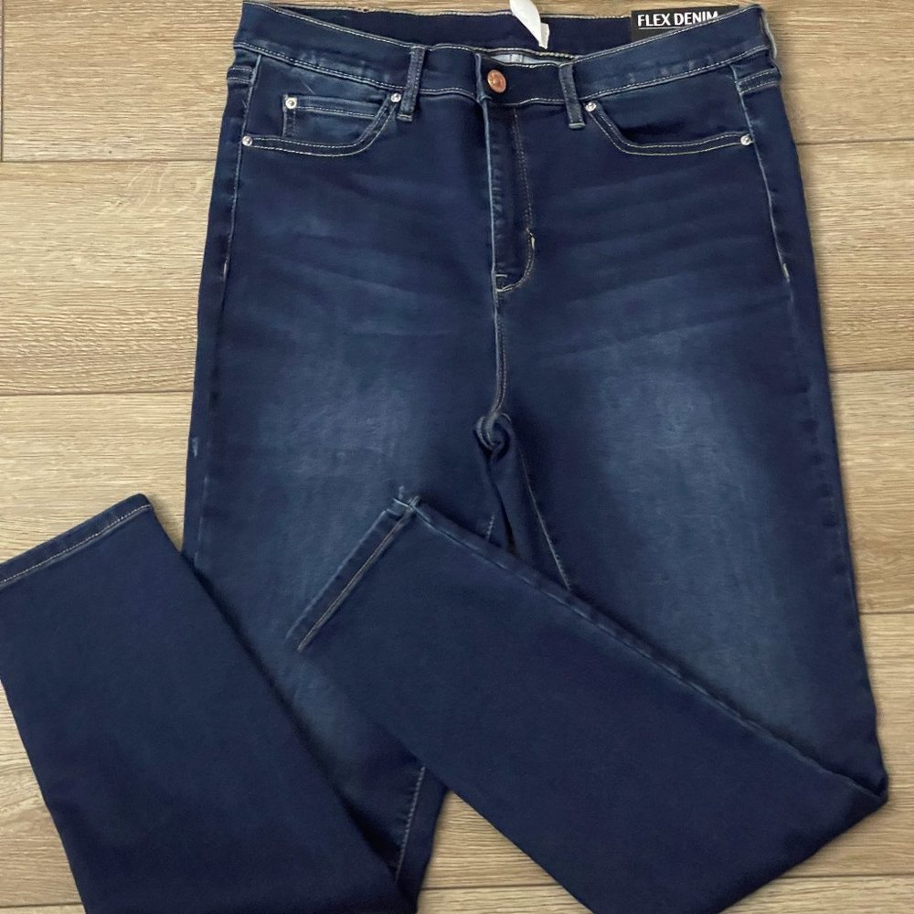 Nikole Miller, Jeans Women's Size 12 Blue, Denim, New Skinny, high-waisted Pants